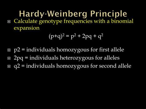 Ppt Hardy Weinberg Principle Powerpoint Presentation Id 2927595