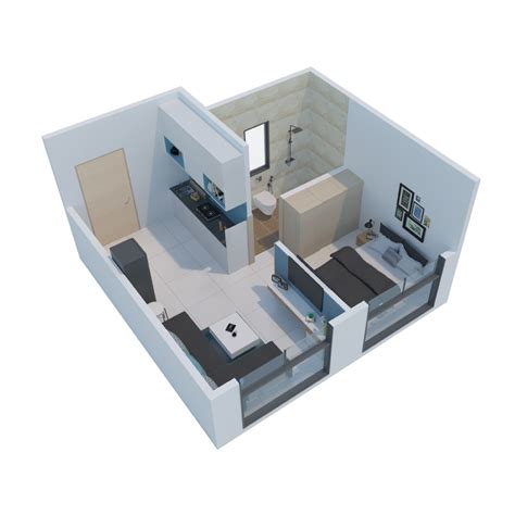 200以上 1 Bhk Flat Plan With Dimensions 180866 What Is 1 Bhk And 2bhk