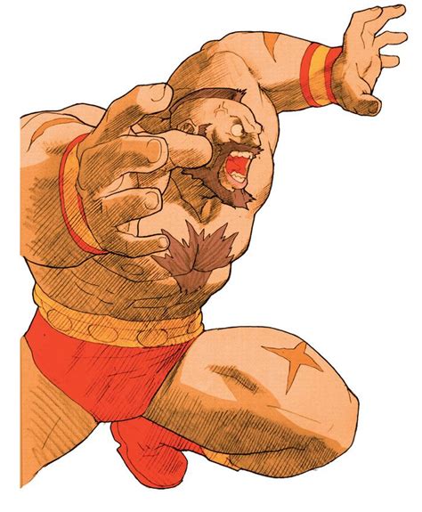 Zangief Characters And Art Marvel Vs Capcom 2 Street Fighter Art