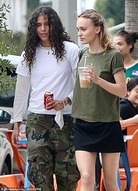 Lily Rose Depp Puts On A Very Leggy Display In A Black Miniskirt On A Date With Trends Now