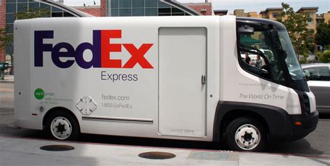 We have a tiny truck, about double the size of this one for ground service. File:Modec FedEx Truck LA.jpg - Wikimedia Commons