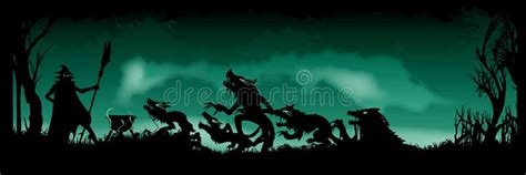 Halloween Witching Banner Stock Vector Illustration Of Clouds 34623203