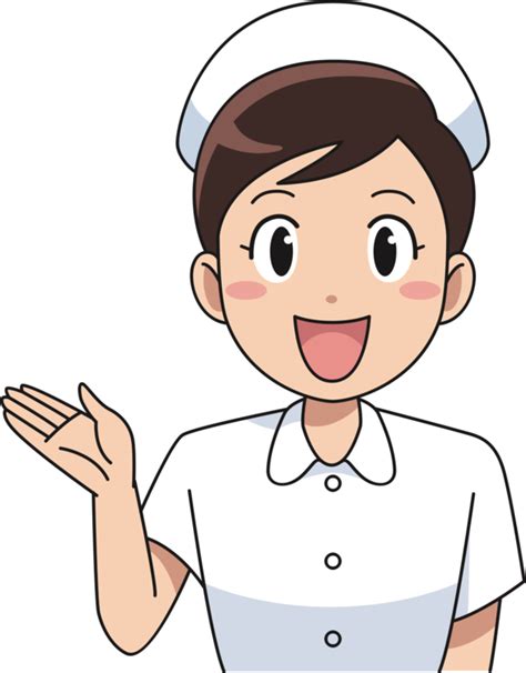 Download Drawing Cartoon Female Character Happy Nurse Cartoon Clipart
