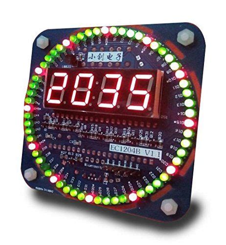 51 Rotating Led Unassembled Electronic Clock Kit Diy Hobby Electronic