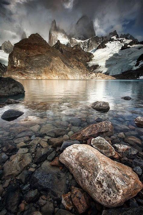 Mount Fitz Roy In Los Glaciares National Park Argentina Beautiful