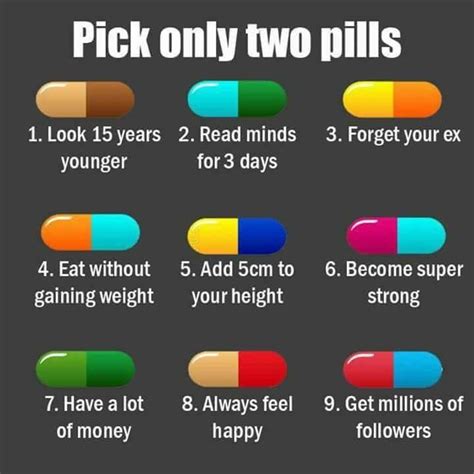 Pick Only 2 Which Would You Choose Pills Facebook Engagement Posts Interactive Posts