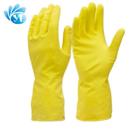 Yellow Color Clean Hand Kitchen Household Glovesid8757774 Buy China