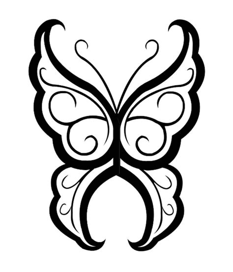 Butterfly Black And White Drawing Free Download On Clipartmag