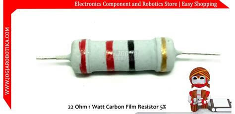 Jual 22 Ohm 1 Watt Carbon Film Resistor