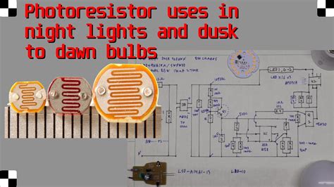 Photoresistor Uses In Night Lights 3 LED Bulbs With Schematics YouTube