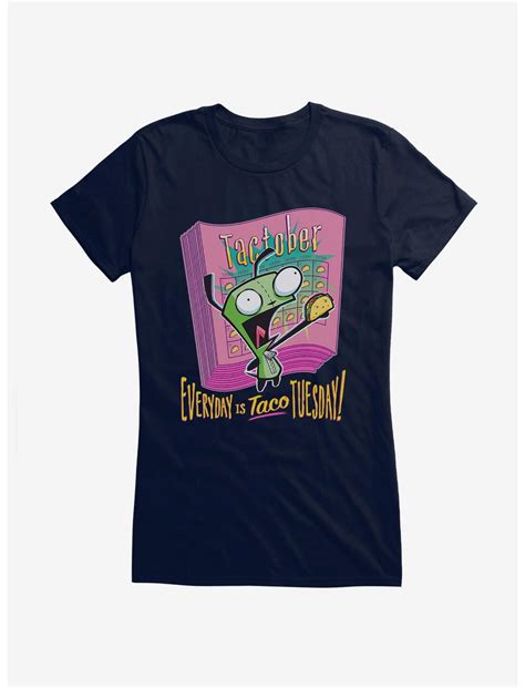 Invader Zim Unique Taco Tuesday Girls T Shirt Hot Topic