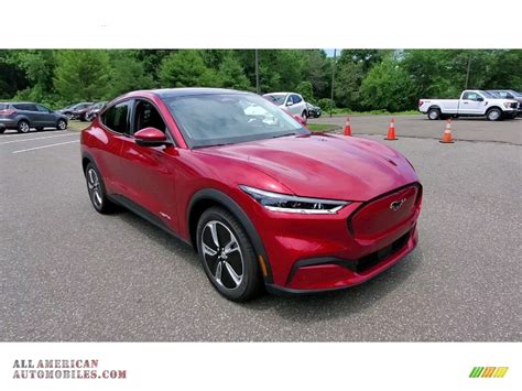 2021 Ford Mustang Mach E Select Eawd In Rapid Red Metallic Photo 21