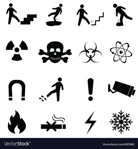 Misc Icons Royalty Free Vector Image Vectorstock