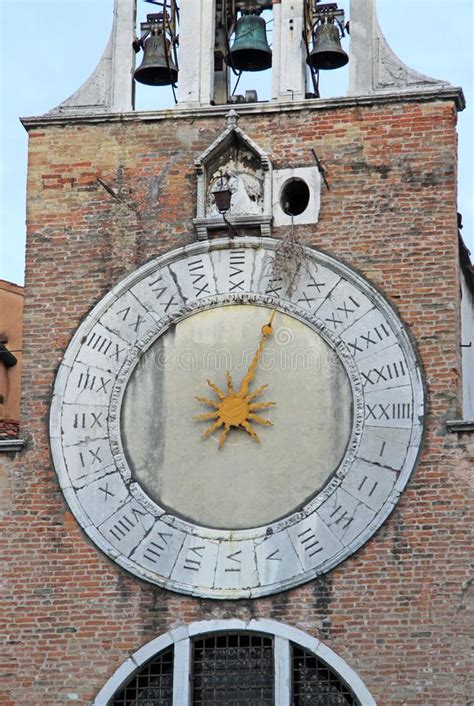 Clock Of The Church Of San Giacomo Di Rialto In San Polo District
