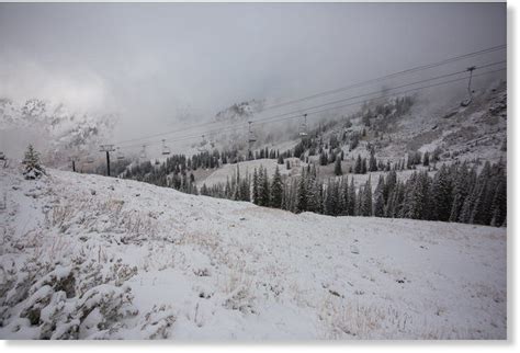 From dusting to dumping: Early snowfall in the west of North America ...