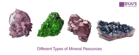 Mineral Resources Examples Of Minerals Types Characteristics And Uses