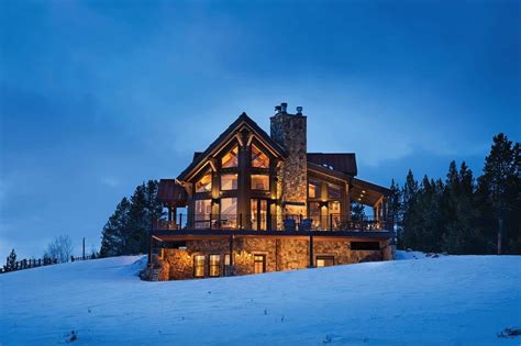 Delightful Timber Frame Mountain Cabin Perched On A Colorado Hillside Timber Cabin Timber
