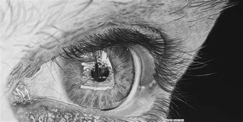 Reflectiveness Keith More Hyperrealistic Pencil Drawing A4 A3 Size