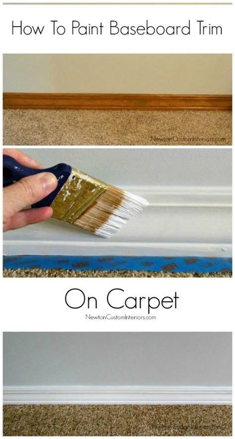 How To Paint Baseboard Trim On Carpet Newton Custom Interiors