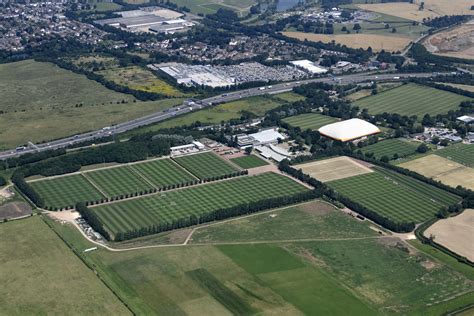 Aerial View Arsenal Fc Training Ground At London Colney In Herts A
