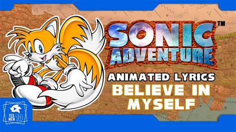 Sonic Adventure Believe In Myself Animated Lyrics Youtube