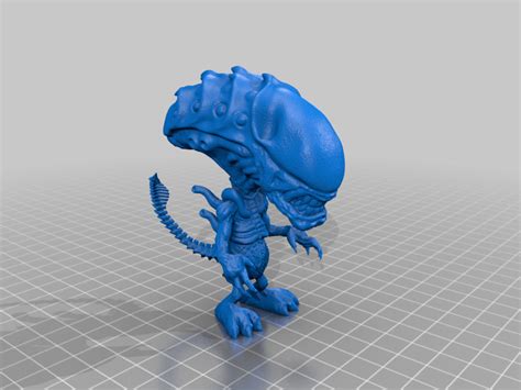 Free 3d File Cute Alien Xenomorph・3d Printable Model To Download・cults