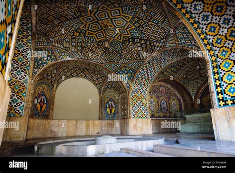 Persian Mosaic At Golestan Palace Stock Photo Alamy