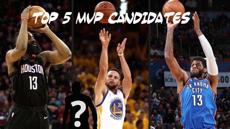 NBA Top 5 MVP Candidates In 2019 YouTube