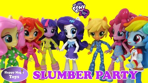 Custom My Little Pony Slumber Party Rainbow Rocks Mlp Equestria Girls