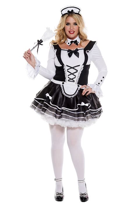 maid costume plus size