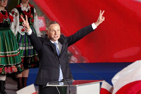 Polish President Andrzej Duda Wins First Round Of Election Los Angeles Times