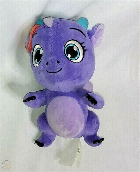 Nick Jr Little Charmers Flare Purple Dragon 75 Plush Toy Spin Master