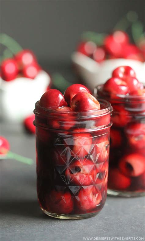 Healthy Homemade Maraschino Cherries Made Without Artificial Food Dye
