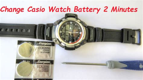 How To Replace Casio Battery Sr626sw Sr626sw