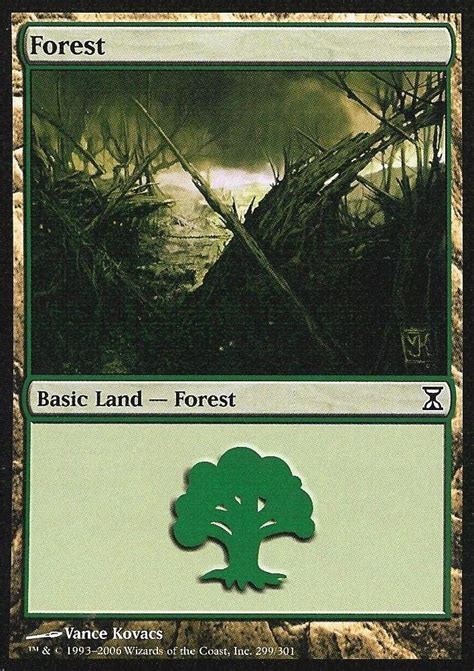 Magic The Gathering Forest 299 Time Spiral Toys And Games