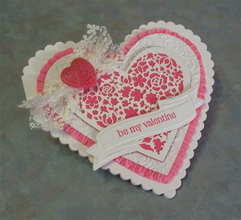 Heart Shaped Valentines Day Card By Sylvaqueen At Splitcoaststampers