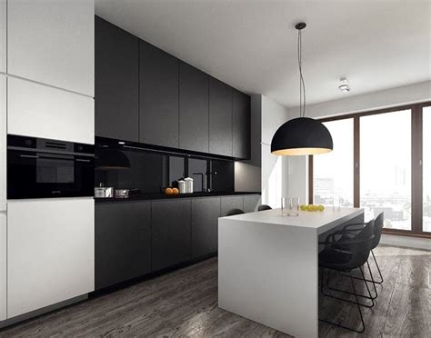 Ven a la tienda para consultar su precio. Ambiente de contrastes en blanco y negro - Cocinas con estilo