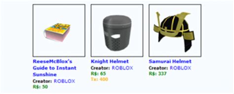 Mix match this hat with other items to create an avatar that is unique to you. ROBLOX Section - www.Rosticks.com