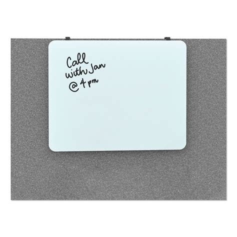 Cubicle Glass Dry Erase Board 20 X 16 White Surface United Imaging