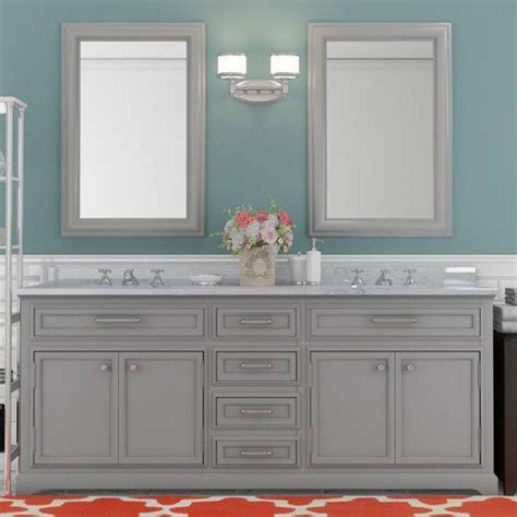 Found It At Wayfair Colchester 72 Double Sink Bathroom Vanity Set With Faucets Grey 72 Inch