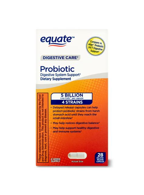 Equate Probiotics In Equate Digestive Health