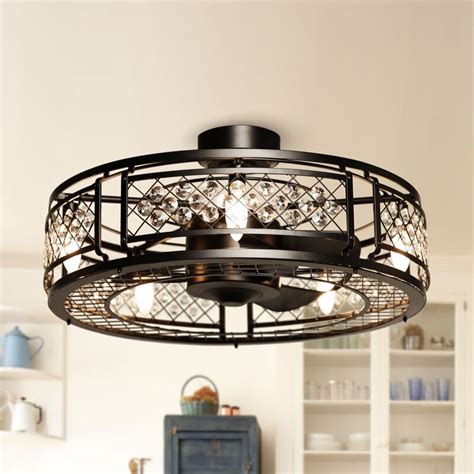 Ceiling fans with remote control included are perfect for areas such as bedrooms where you don't have to get out of bed to change the settings of your ceiling fan, such as the speeds of the fan and light on/off or light dimming.most of these ceiling fans are also adapatable to have a wall control added so you can control the fan from two locations. Rosdorf Park 18" Heimbach 5 - Blade Flush Mount Ceiling ...