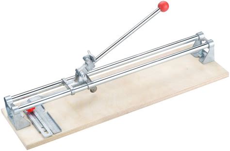 Natürlich kann man mit diesem fliesenschneider einen 2cm streifen schneiden ob in der praxis benötigt oder auch nicht! CONNEX Fliesenschneider, Für Fliesen und Platten bis 470mm ...
