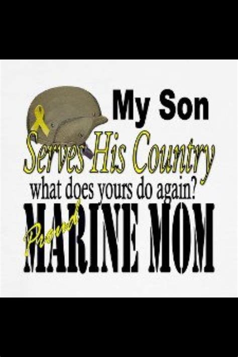 Marine Mom Quotes Quotesgram