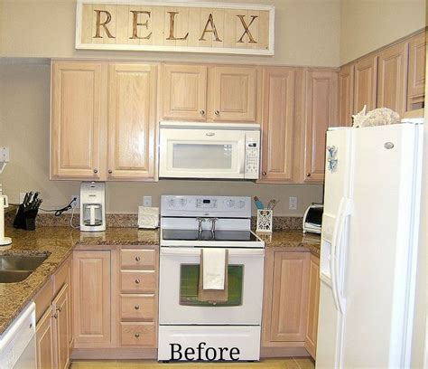 Pickled cabinets are typically done on oak, ash, or woods with an open grain. Kitchen Cabinet Remake -Pickled to Beachy | Hometalk