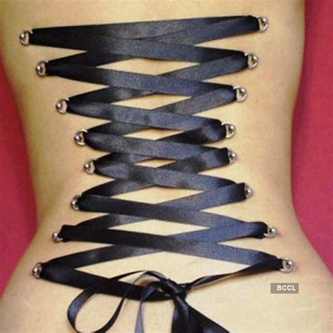 Another Body Modification Is Corset Piercing In Which A Persons Back
