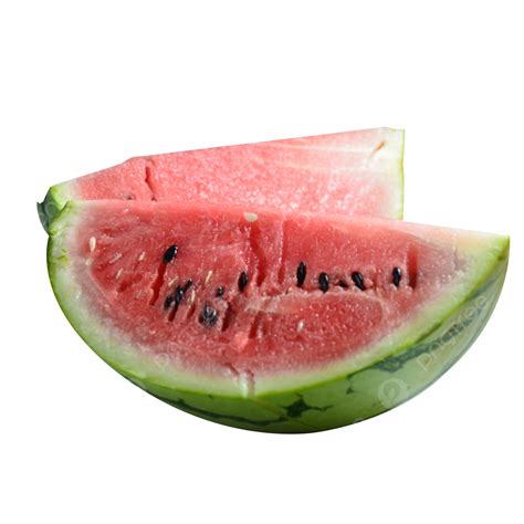 Two Pieces Of Delicious Ripe Watermelon Two Pieces Delicious Mature