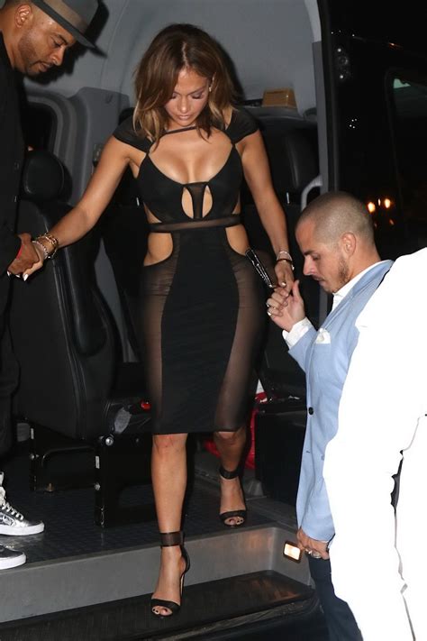 Jennifer Lopez Braless And Pantyless In A See Through Dress Porn