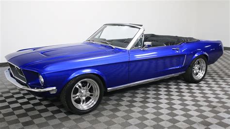1968 Ford Mustang Convertible Blue Youtube