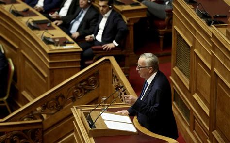 In Speech To Parlt Juncker Calls On Turkey To Free Greek Soldiers